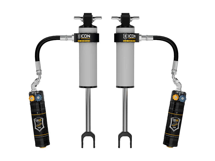ICON 2020-2026 Chevrolet Silverado/GMC Sierra 2500/3500 HD, 0-3.5” Lift, Front, V.S. 3.0 Shock Absorbers, Remote Reservoir w/ CDXS, Pair