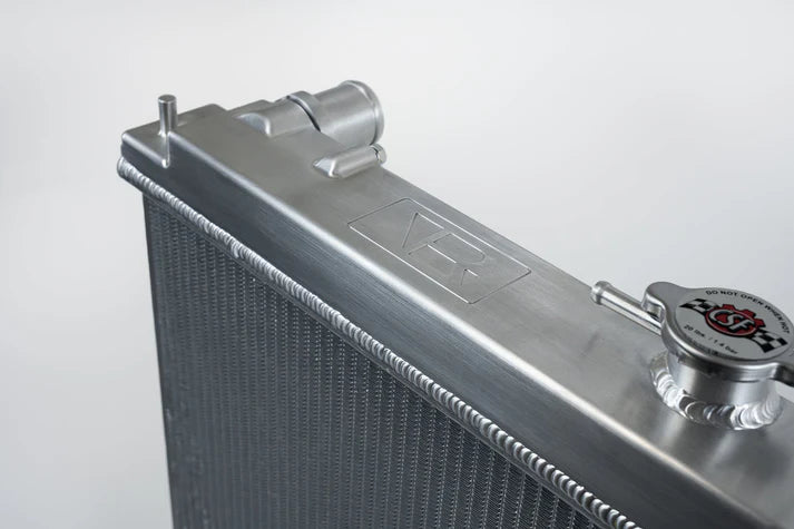 R33 Skyline GT-R/GTS Full Billet Aluminum High-Performance Radiator - Raw Billet
