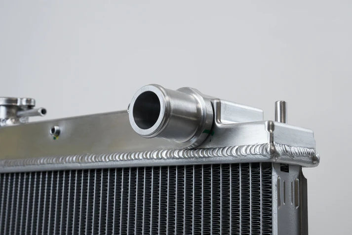 R33 Skyline GT-R/GTS Full Billet Aluminum High-Performance Radiator - Raw Billet