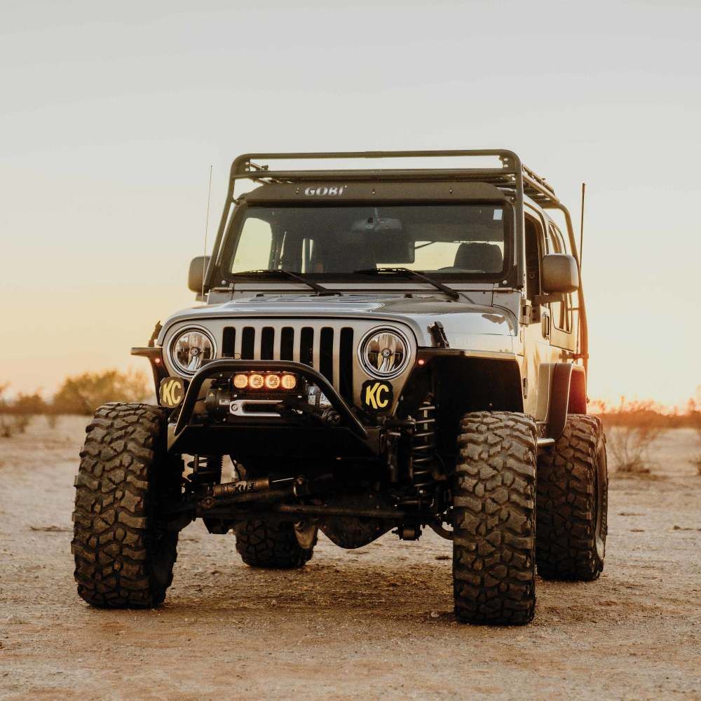 KC HiLites Winch Fairlead Light Mount Front View