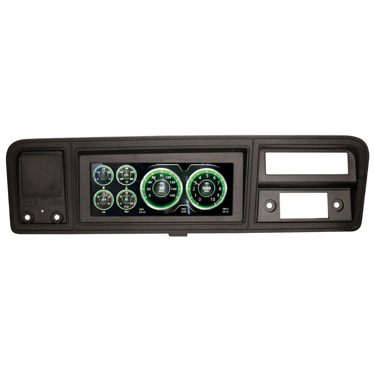 Invision LCD Direct-Fit Digital Dash Kit Close-up Display