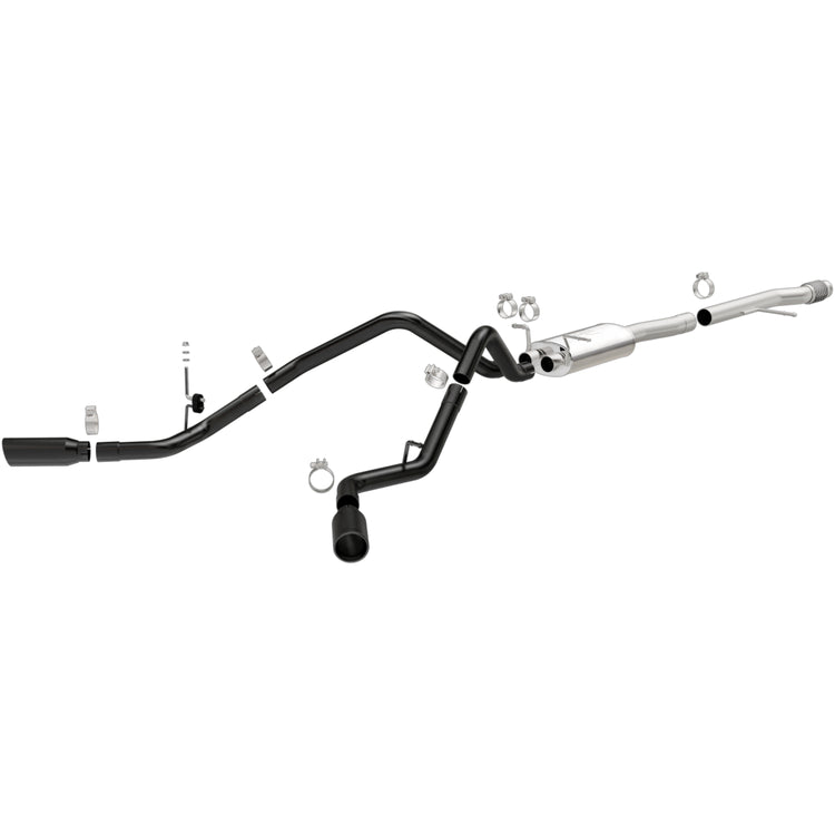 MagnaFlow Street Series Cat-Back Performance Exhaust System 15360 Front View