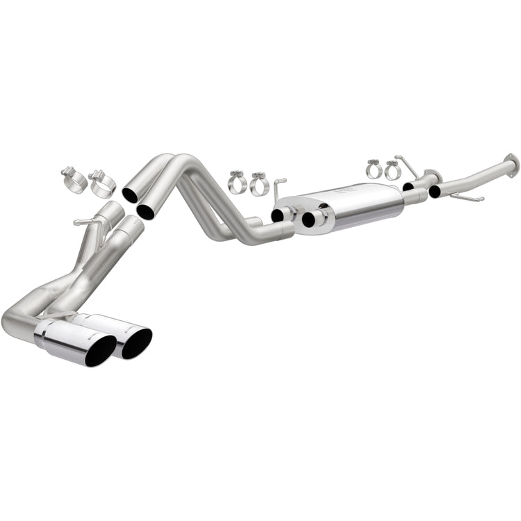 MagnaFlow 2014-2021 Toyota Tundra Street Series Cat-Back Performance Exhaust System Front View