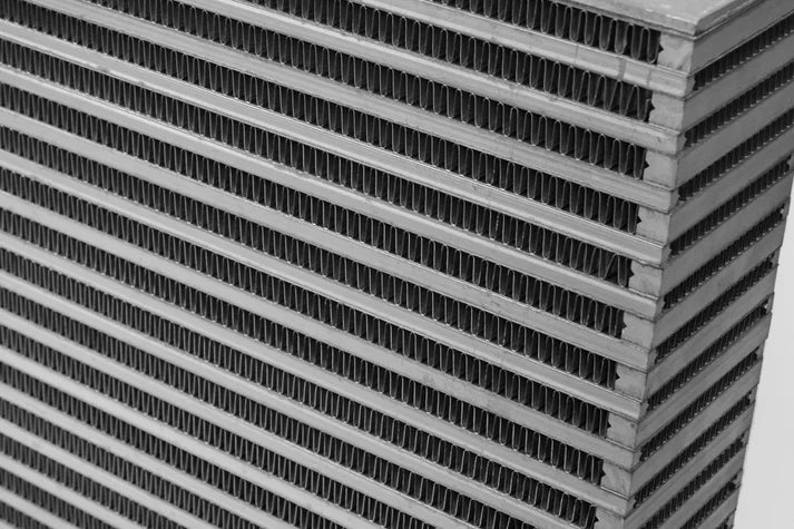High-Performance Bar & Plate Intercooler Core 25x12x3.5 Front View