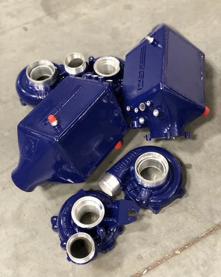 BMW F1X M5 & M6 Twin Charge-Air-Cooler Set - Raw Finish