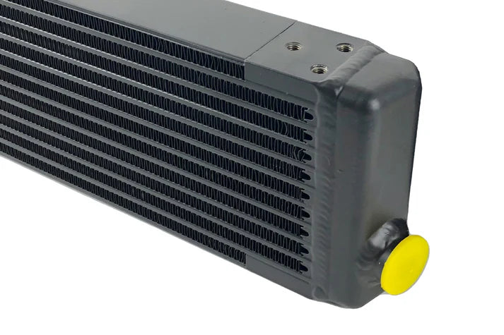 Universal Single-Pass Oil Cooler / IROC Porsche / M22x1.5 / 24L x 5.75H x 2.16W
