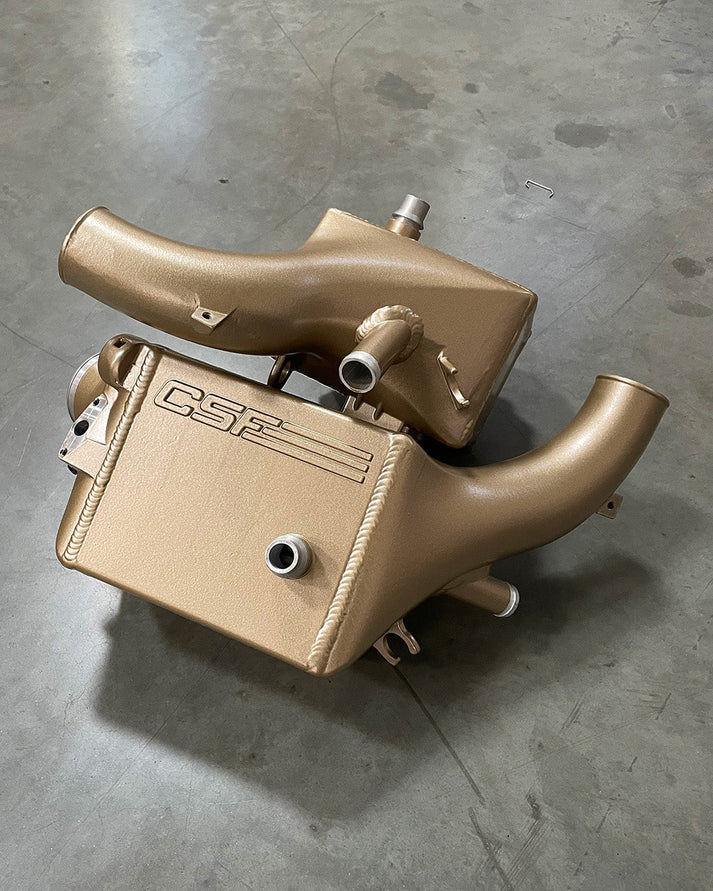 BMW X5M / X6M / XM High-Performance Charge-Air-Coolers Front View Bronze