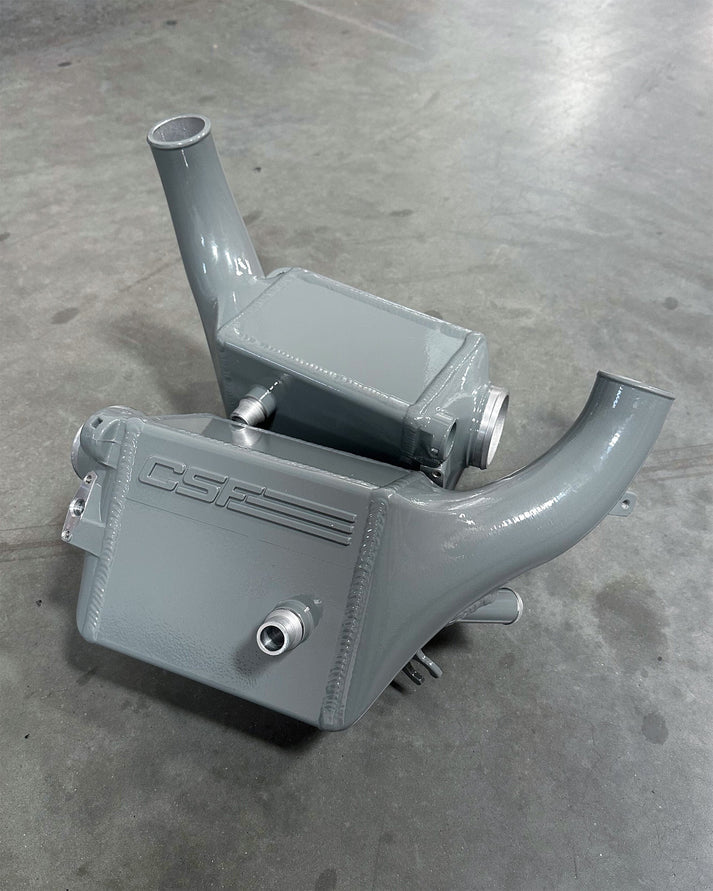 BMW G9X M5 High-Performance Charge-Air-Coolers Front View Grey