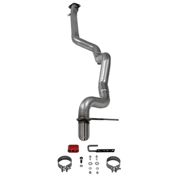 2021-2023 Ford Bronco 2.3/2.7L FLOWMASTER OUTLAW CAT-BACK EXHAUST SYSTEM Display of included Parts