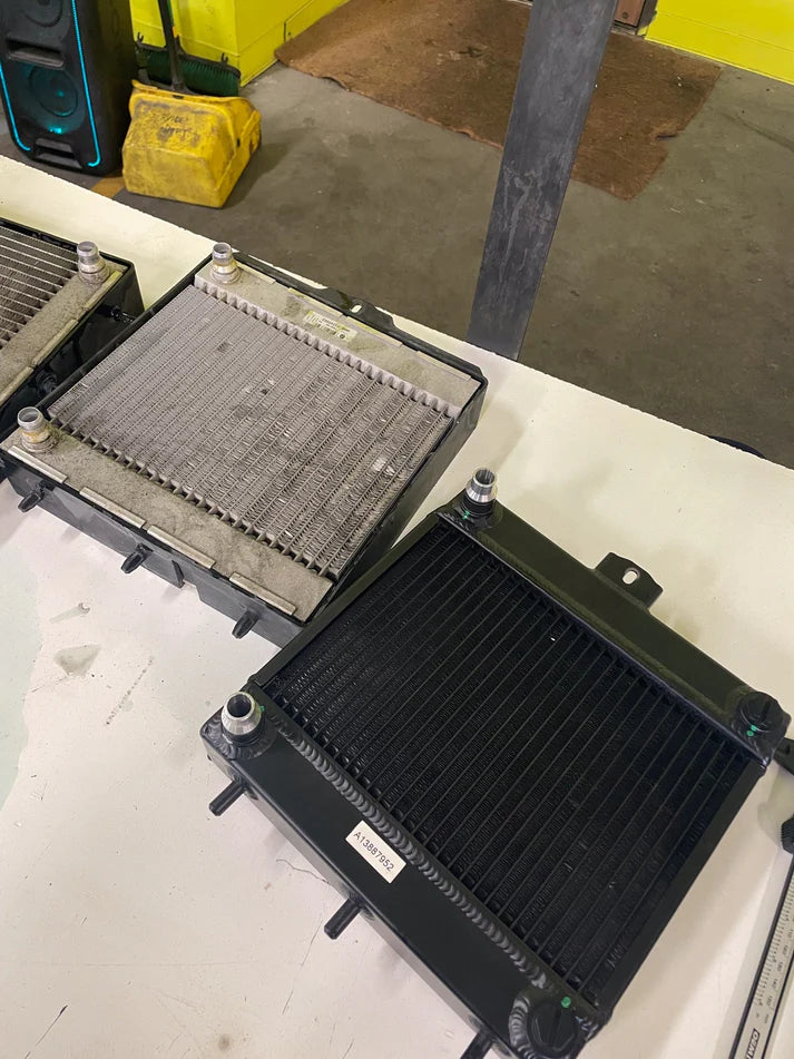 BMW F8X M3/M4/M2 Comp High-Performance Auxiliary Radiator Front View