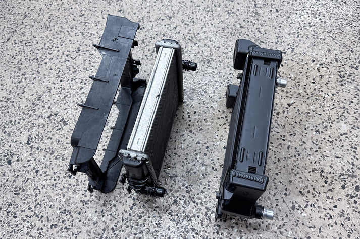 High-Performance Auxiliary Radiator Front View