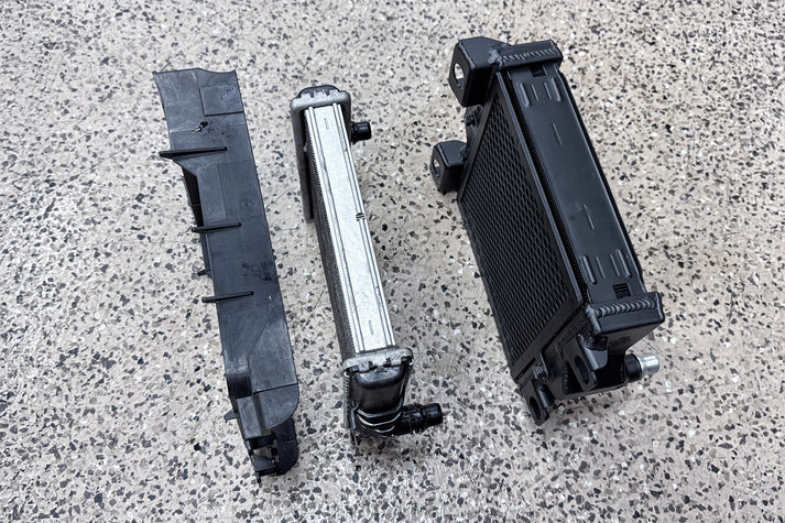 High-Performance Auxiliary Radiator Front View