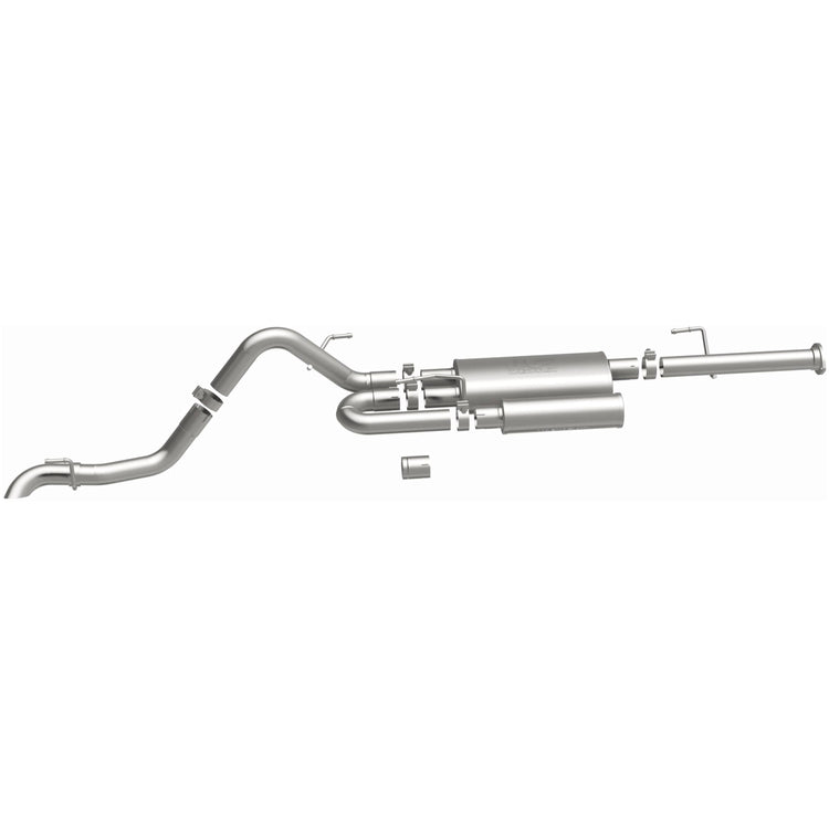 MagnaFlow 2016-2023 Toyota Tacoma Overland Series Cat-Back Performance Exhaust System Front View