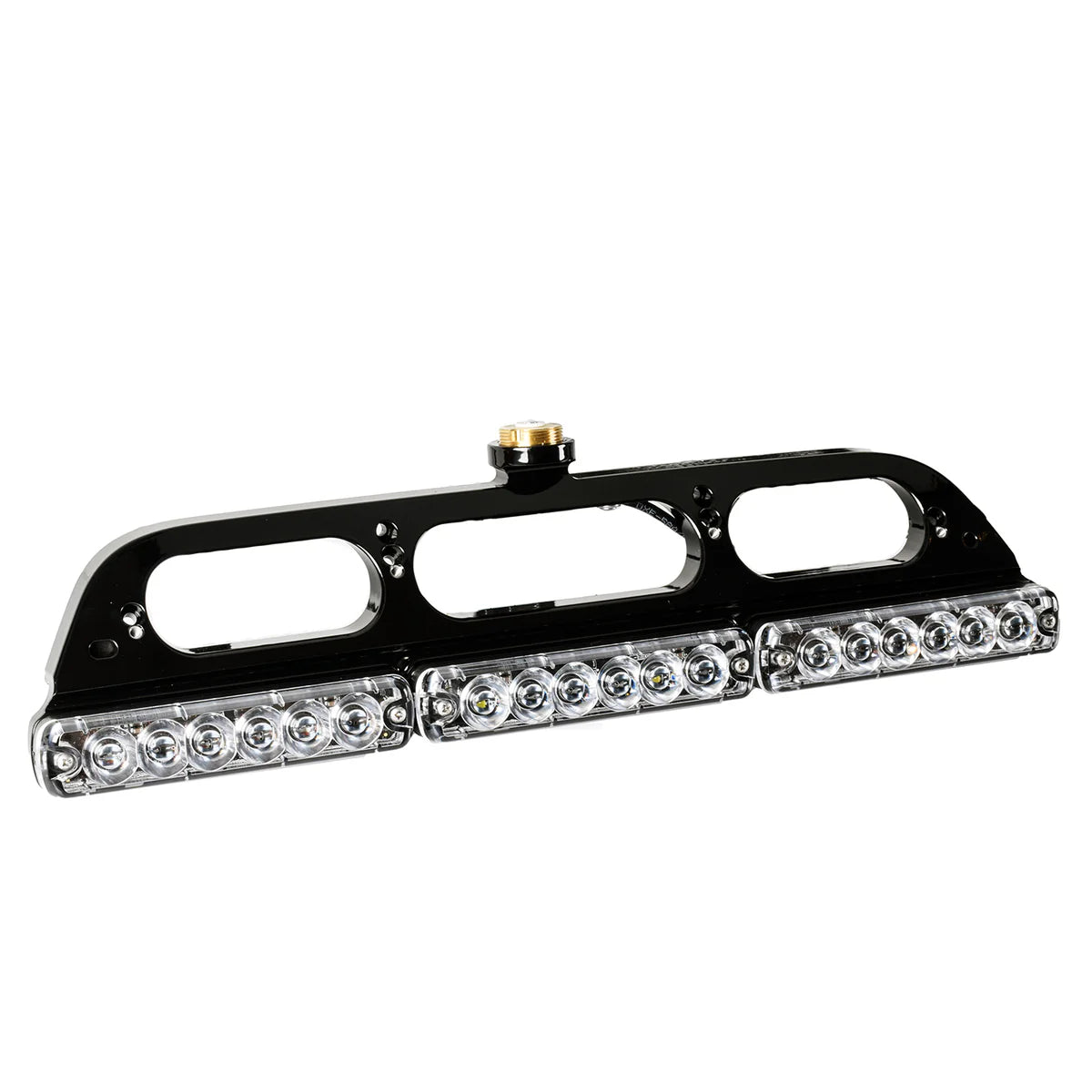 Third Brake Light Antenna Mount - 2015-2024 Ford F150 - With Tomar LED Lights Display