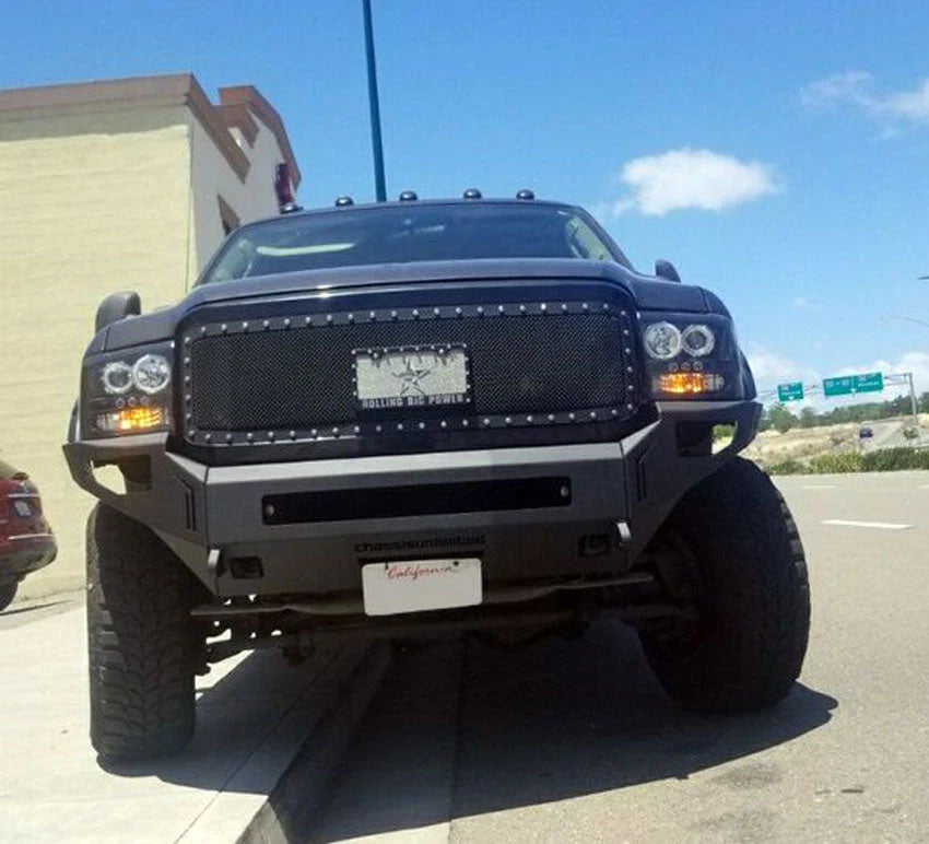 2005-2007 FORD SUPERDUTY F250/F350 OCTANE FRONT BUMPER Front View