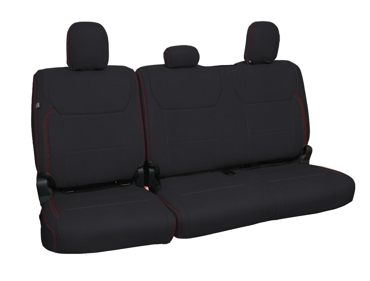Rear Bench Seat Covers for 2021+ Ford F150, 2023+ Super Duty Front View