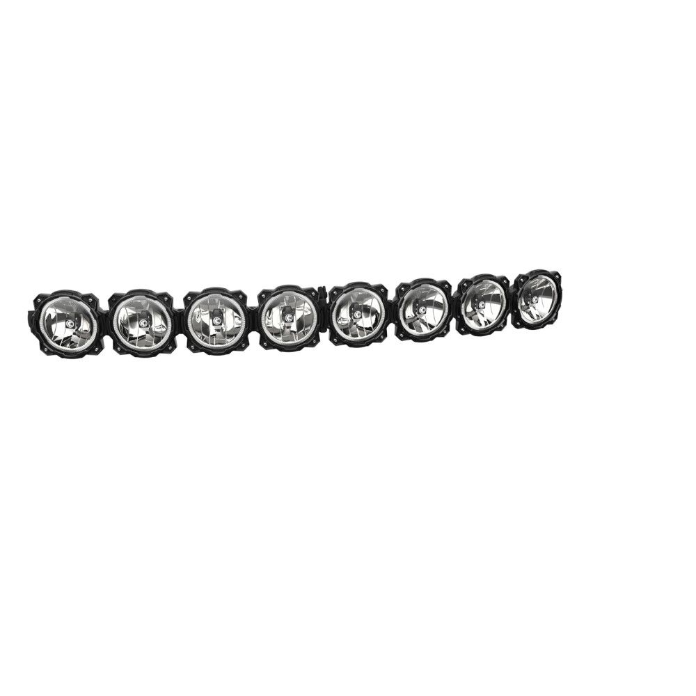 KC HiLites 50" Gravity® Pro6 LED - 8-Light - Curved Light Bar System - 160W Combo Beam