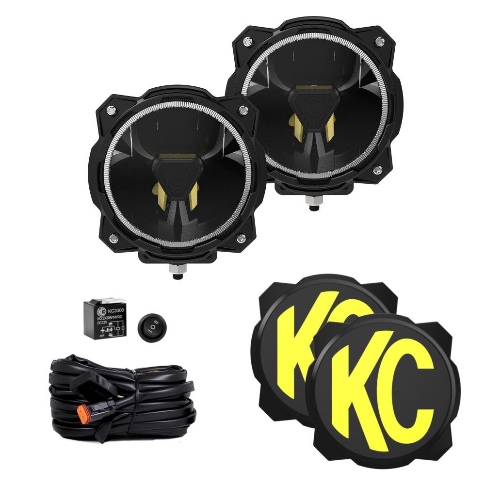 KC HiLites Gravity Titan LED Lights - 2-Light System