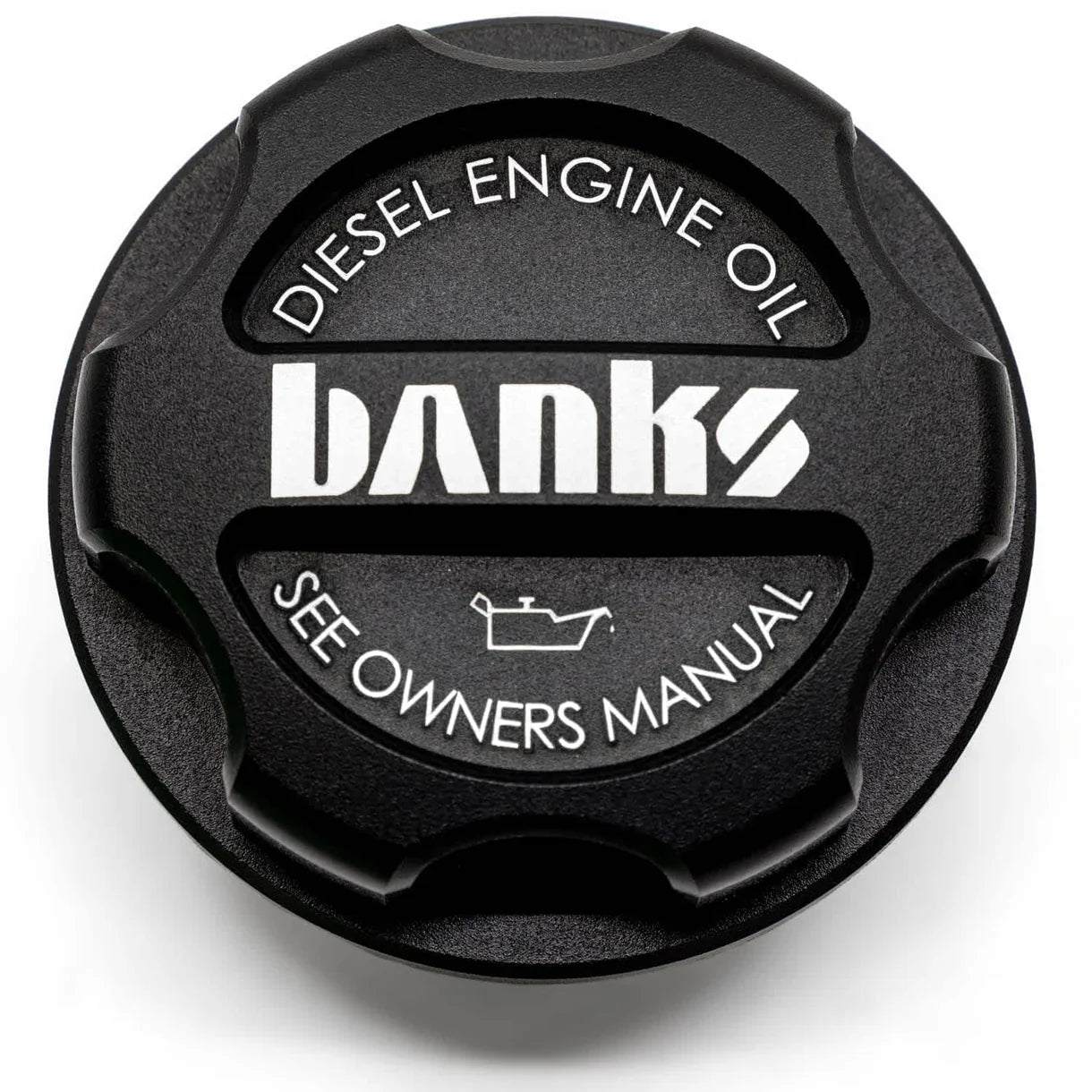 Banks Engine Cover with Revolver Billet Oil Cap For 2007.5-2024 RAM 6.7L with Monster-Ram Installed