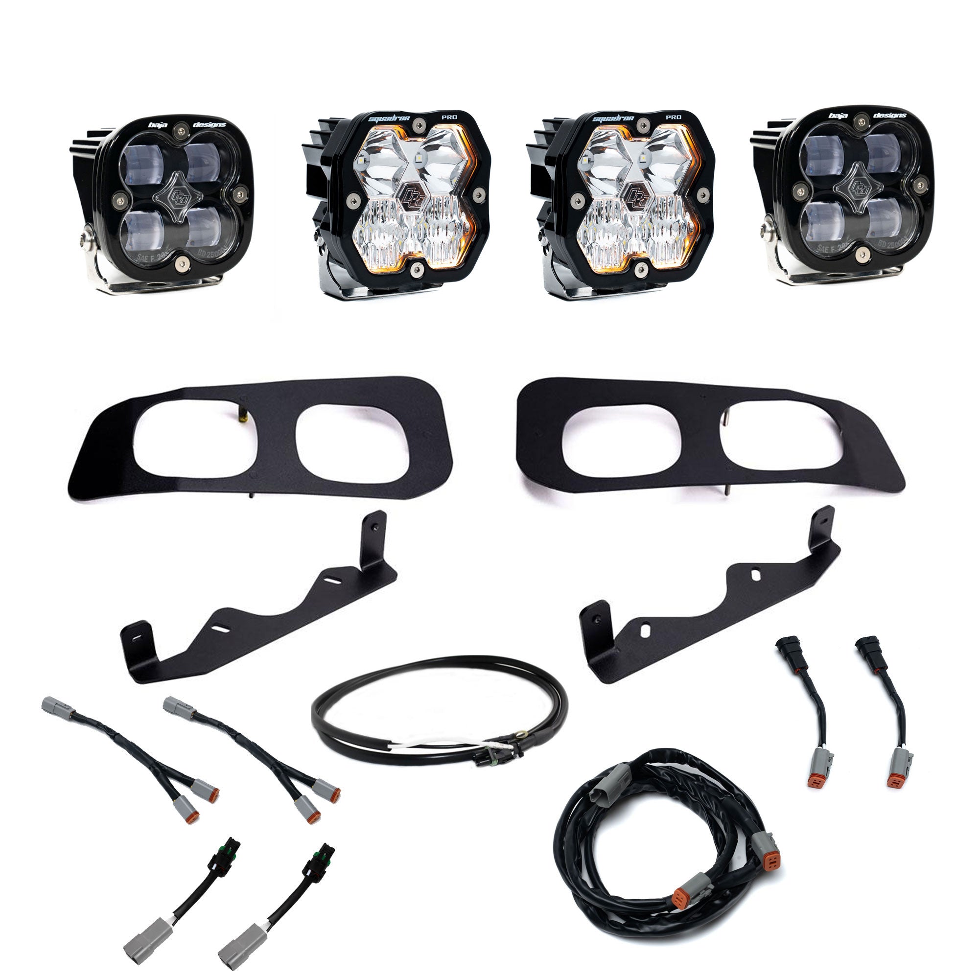 Squadron 2.0 Pro/Squadron SAE Dual Fog Pocket Light Kit - Ford 2023-26 F-250/350 Super Duty