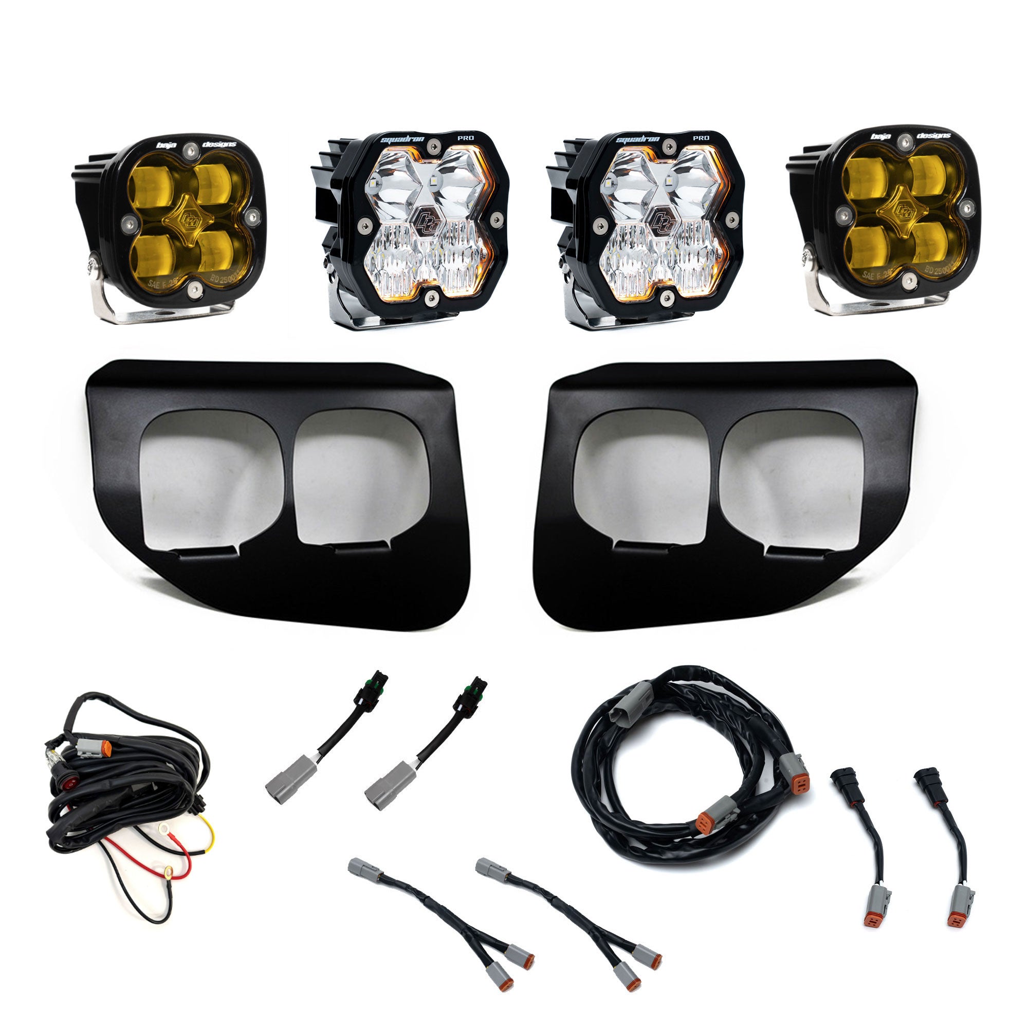 Squadron 2.0 Pro/Squadron SAE Dual Fog Pocket Light Kit - Ford 2020-22 F-250/350 Super Duty