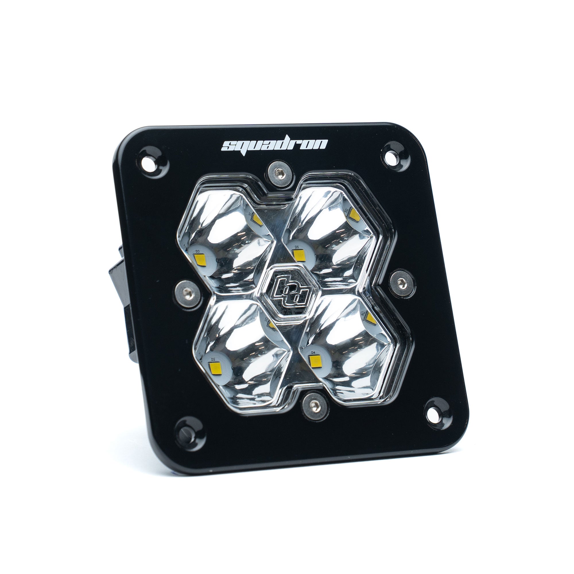 Squadron 2.0 Pro Black Flush Mount LED Auxiliary Light Pod - Universal