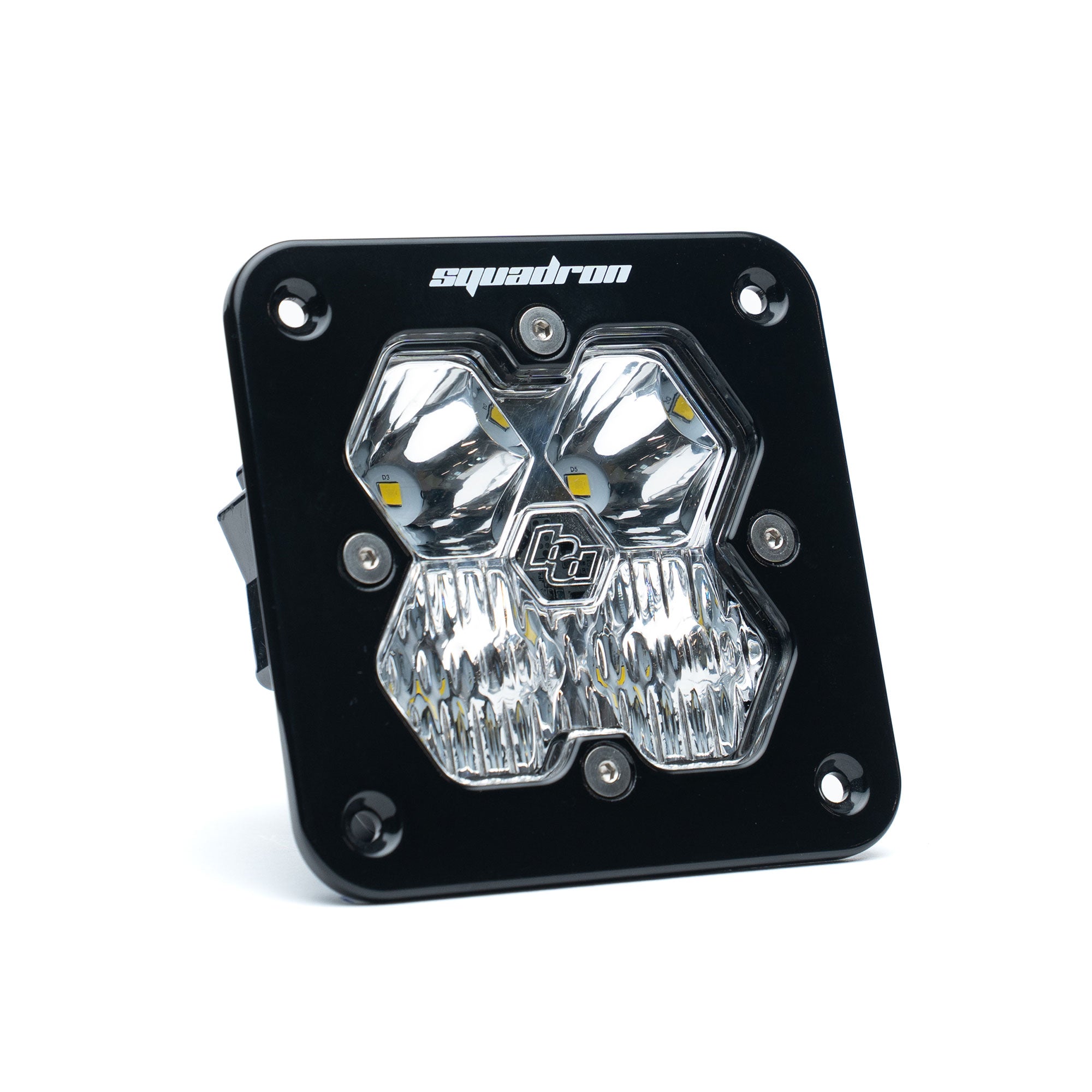 Squadron 2.0 Pro Black Flush Mount LED Auxiliary Light Pod - Universal