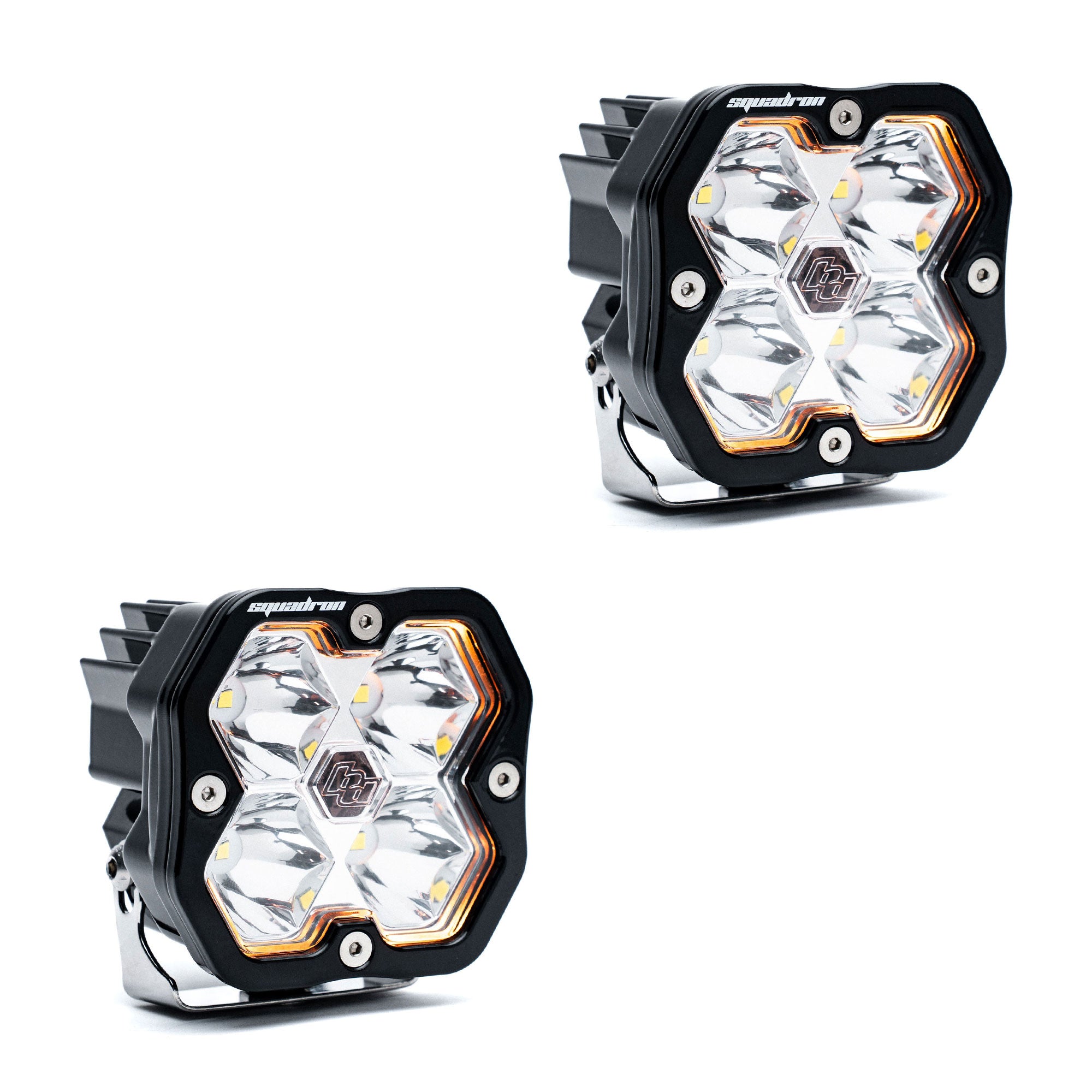 Squadron 2.0 Pro Black LED Auxiliary Light Pod Pair - Universal