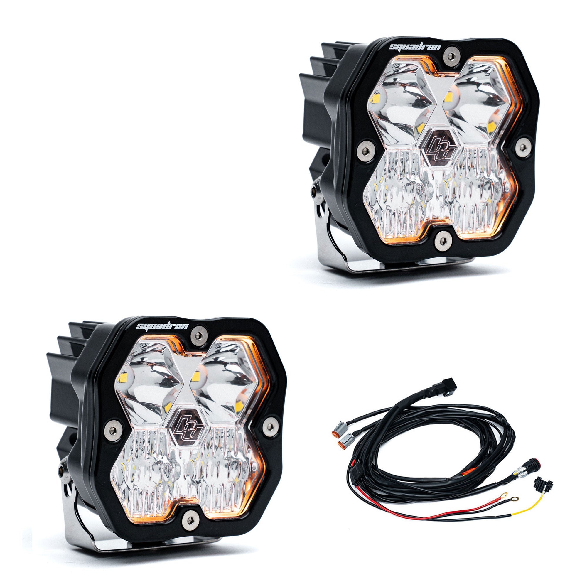 Squadron 2.0 Pro Black LED Auxiliary Light Pod Pair - Universal