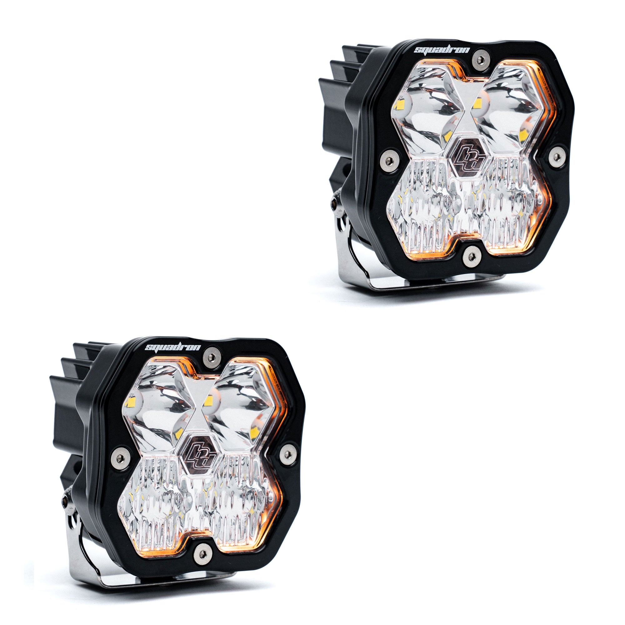 Squadron 2.0 Pro Black LED Auxiliary Light Pod Pair - Universal