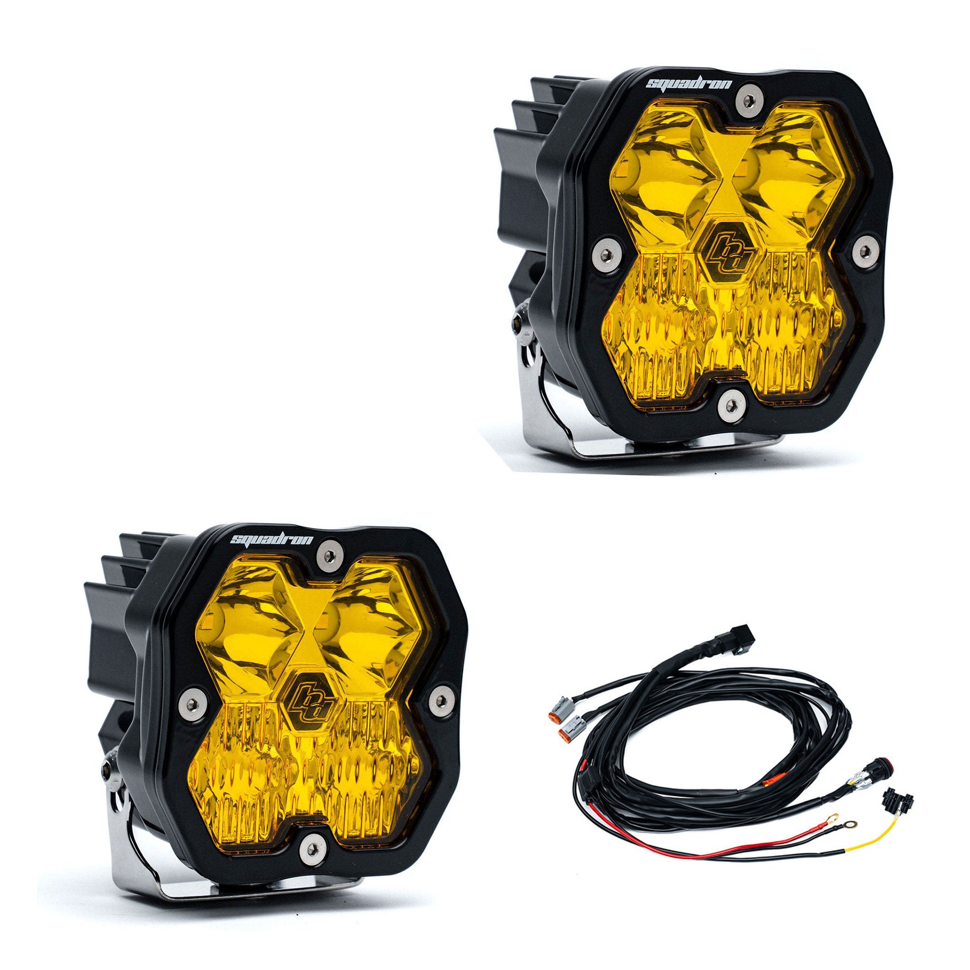 Squadron 2.0 Pro Black LED Auxiliary Light Pod Pair - Universal