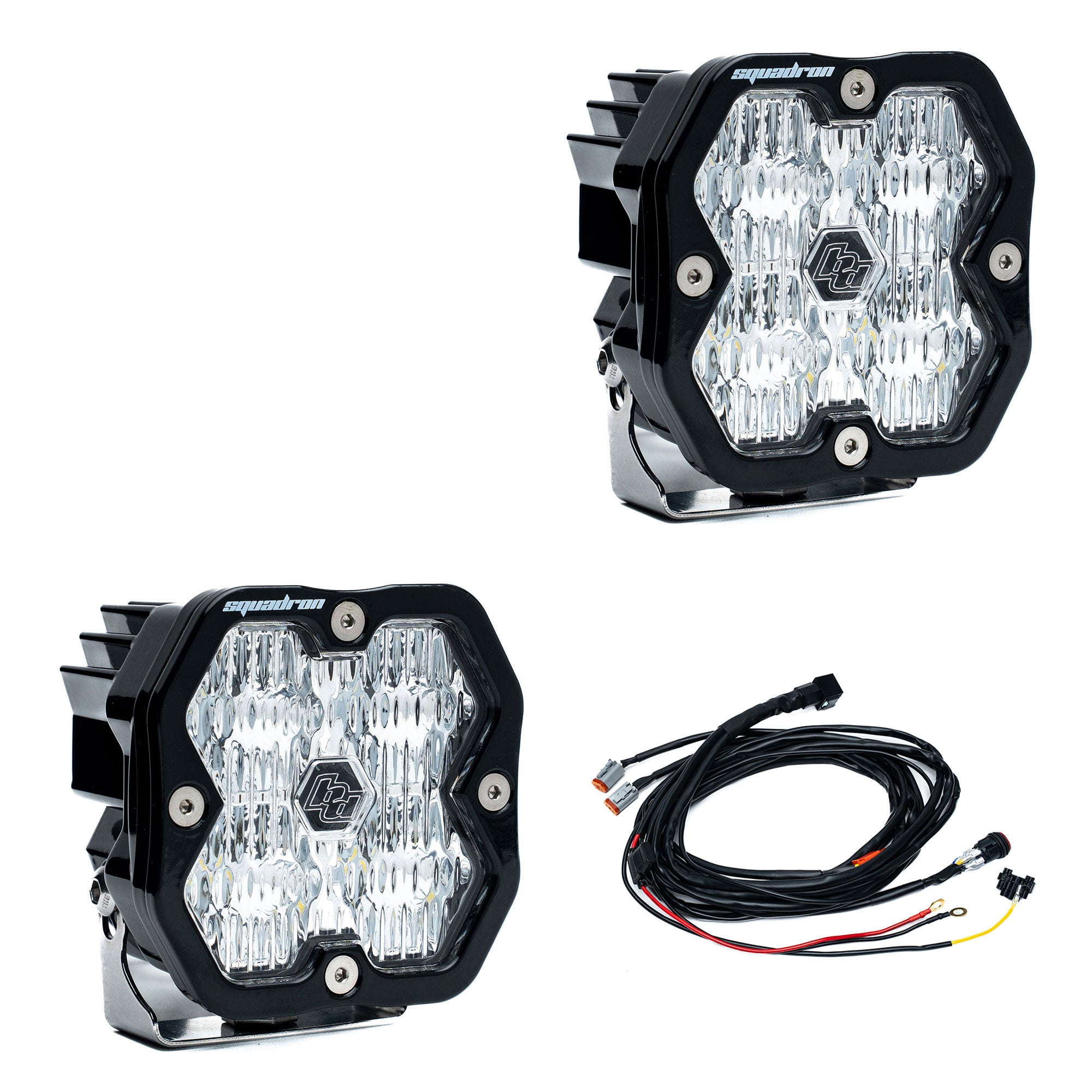 Squadron 2.0 Pro Black LED Auxiliary Light Pod Pair - Universal
