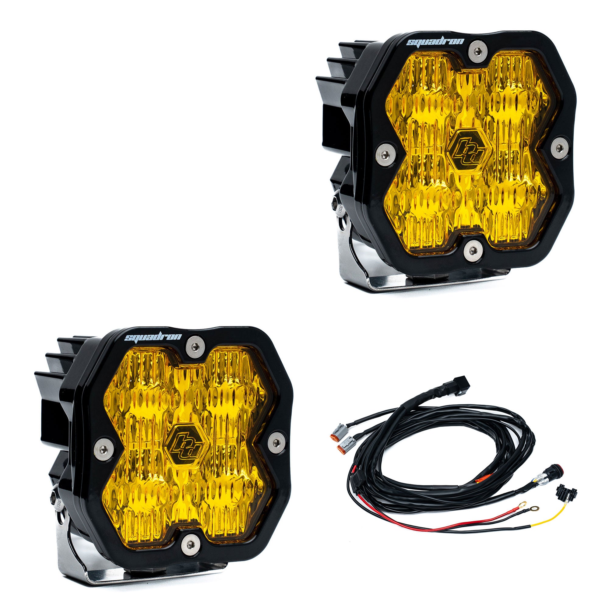 Squadron 2.0 Pro Black LED Auxiliary Light Pod Pair - Universal