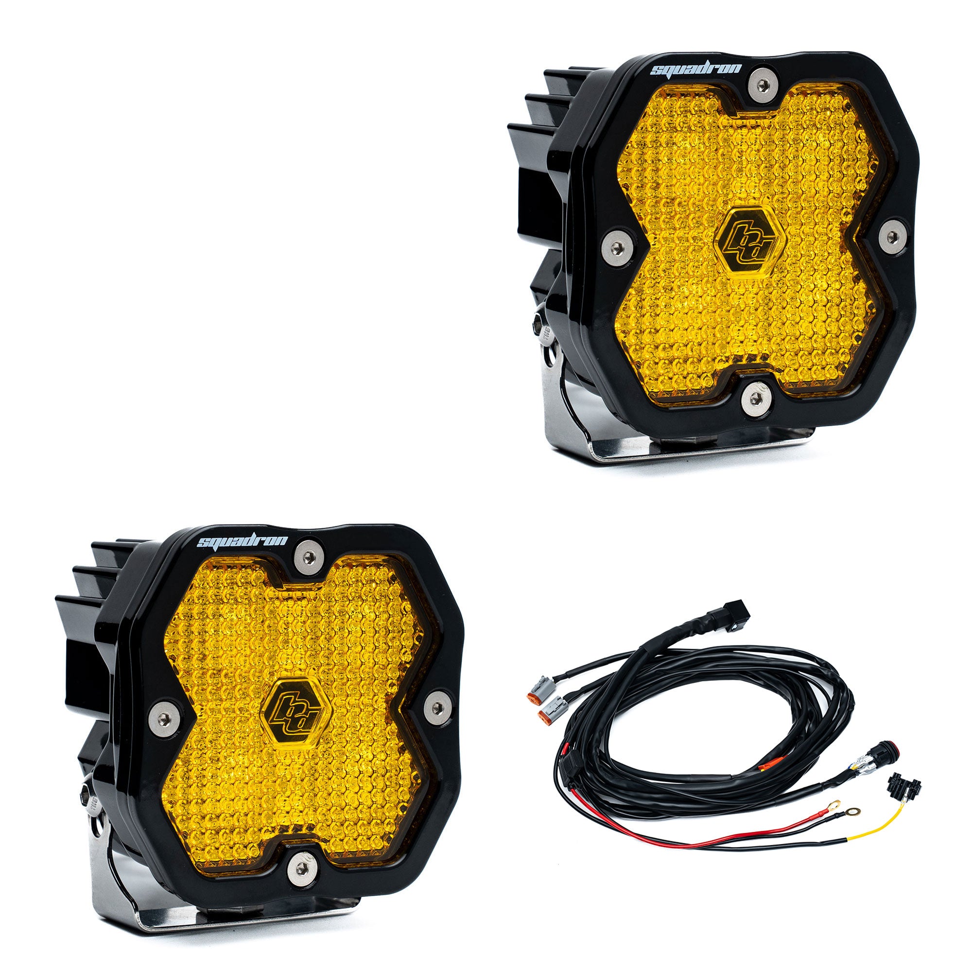 Squadron 2.0 Pro Black LED Auxiliary Light Pod Pair - Universal