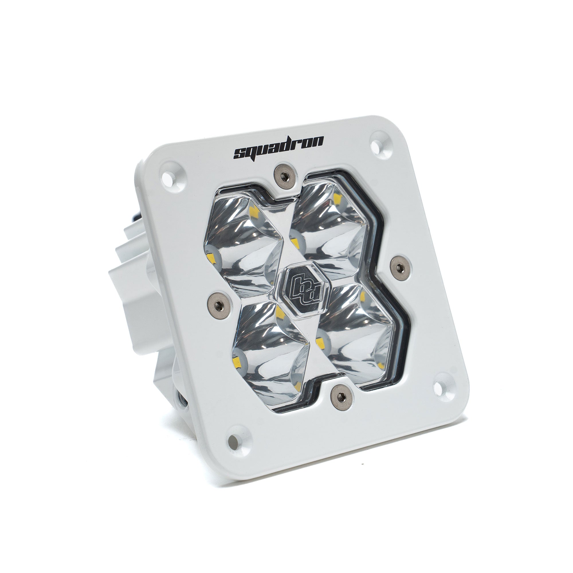 Squadron 2.0 Pro White Flush Mount LED Auxiliary Light Pod - Universal