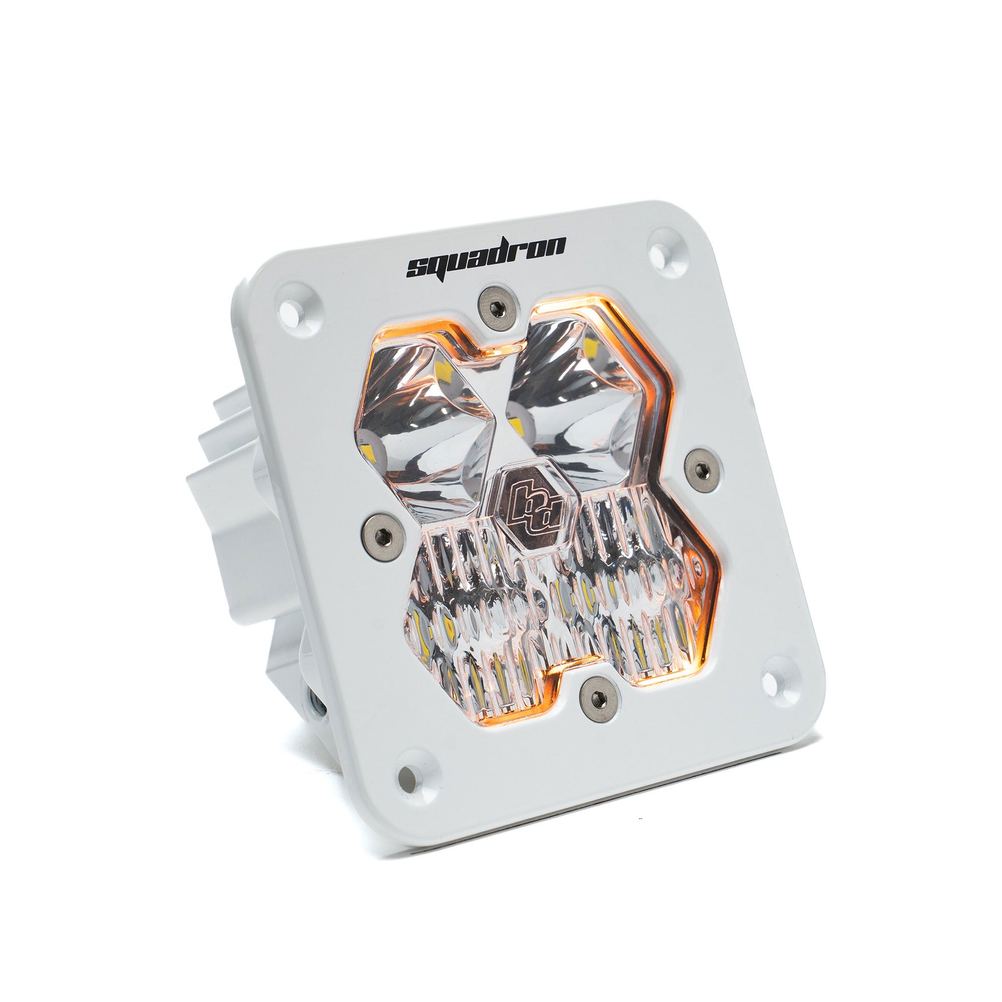 Squadron 2.0 Pro White Flush Mount LED Auxiliary Light Pod - Universal