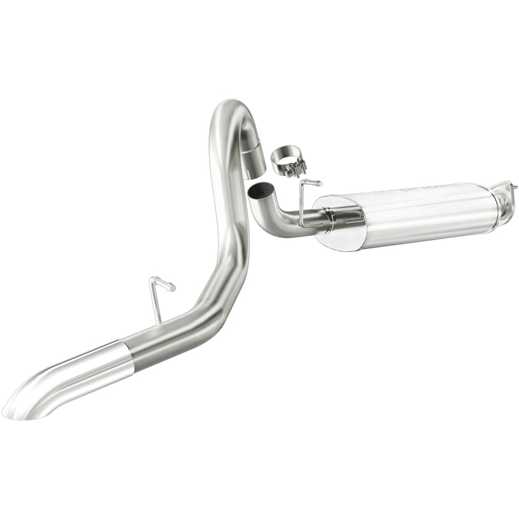 MagnaFlow 2000-2006 Jeep Wrangler Street Series Cat-Back Performance Exhaust System Front View