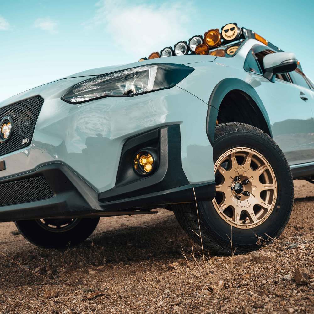 KC HiLites FLEX ERA 3 Dual Mode SAE Fog LED Light Pods | 2-Light Master Kit - Subaru Crosstrek/Forester