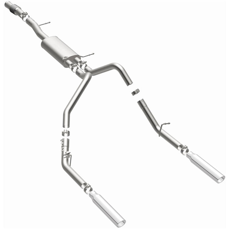 MagnaFlow Street Series Cat-Back Performance Exhaust System 15278 Front View
