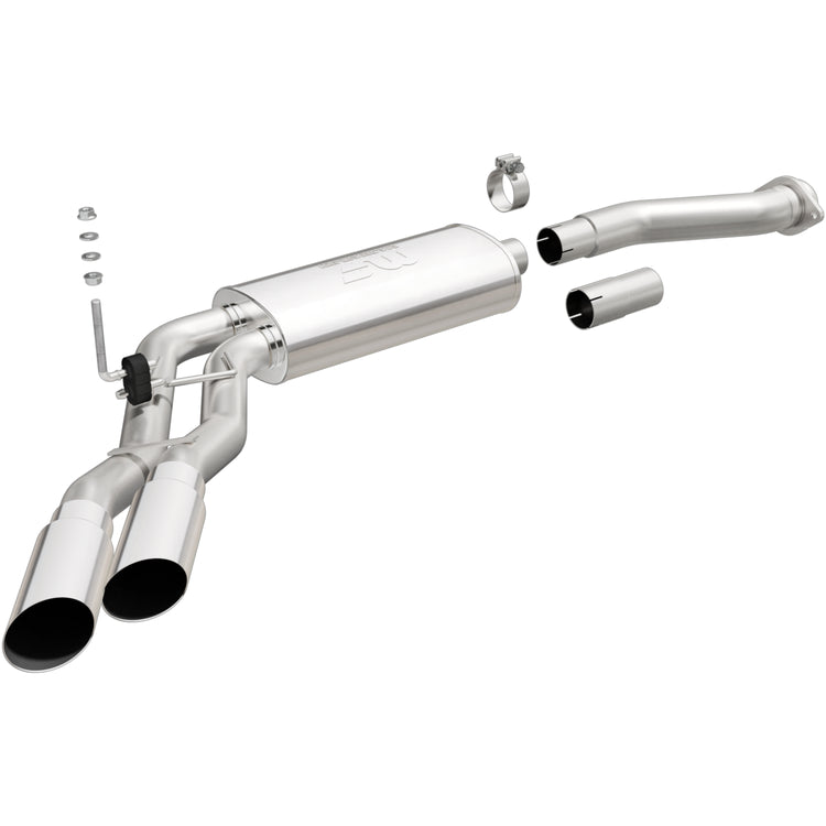 MagnaFlow 2011-2014 Ford F-150 Street Series Cat-Back Performance Exhaust System Front View