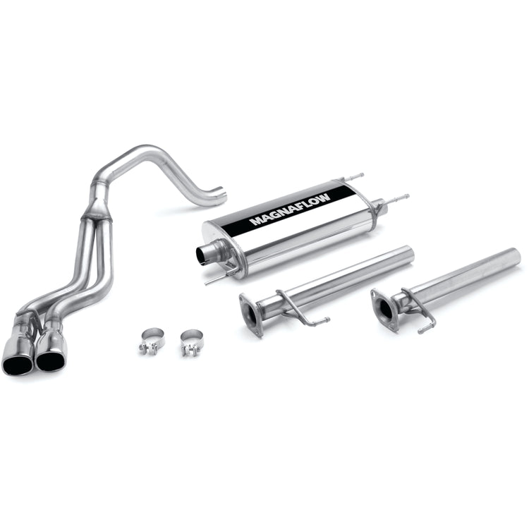 MagnaFlow 2003-2009 Toyota 4Runner Street Series Cat-Back Performance Exhaust System Front View