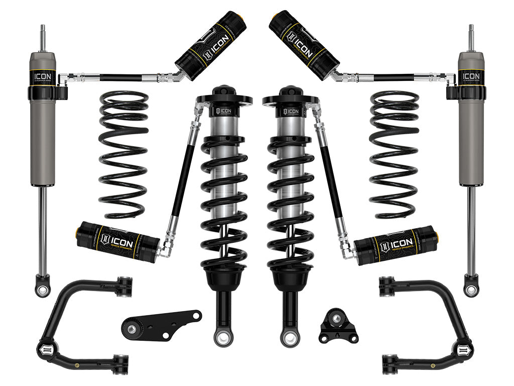 ICON 2024 Toyota Tacoma 1.25-3" Lift, Stage 4 Suspension System, Billet UCA