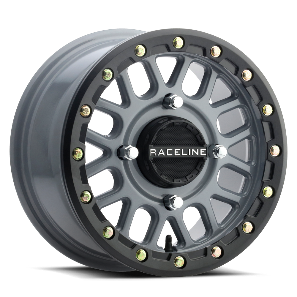 Raceline Podium 15-Inch Beadlock Ring with 16 Holes - Black, Part RBL-15B-A93-RING-16