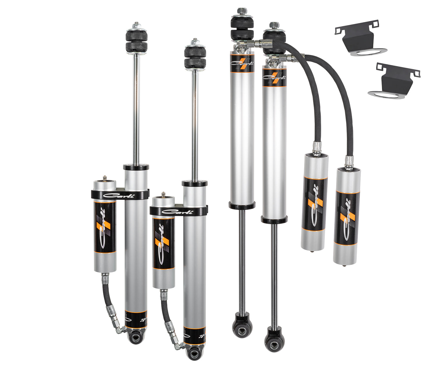 '19-24 Ram 2500 Hemi Carli Backcountry System Shocks and Reservoir Mounts Display