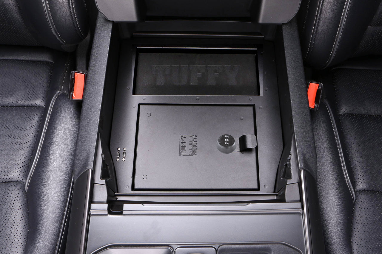 Center Console Safe for 2025 Ford F150 Front View