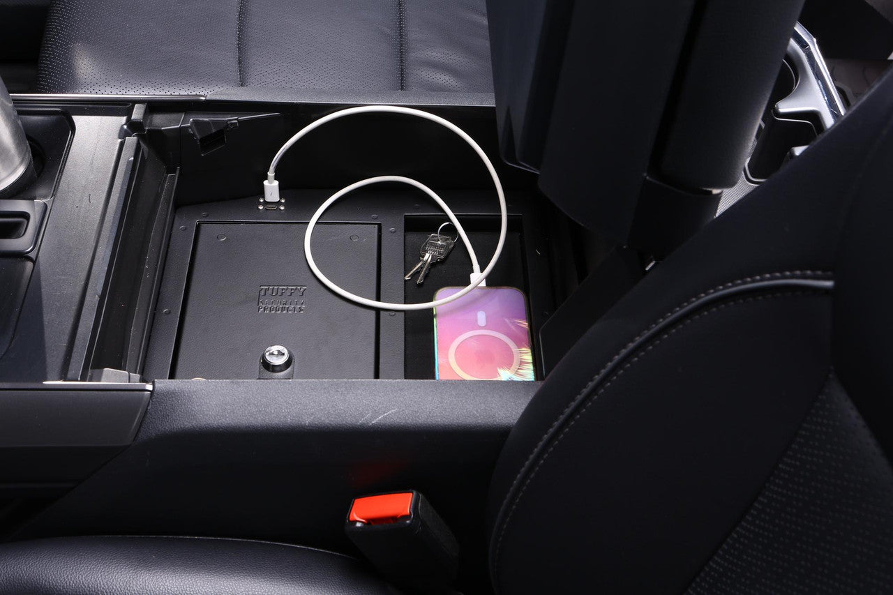 Center Console Safe for 2025 Ford F150 Front View