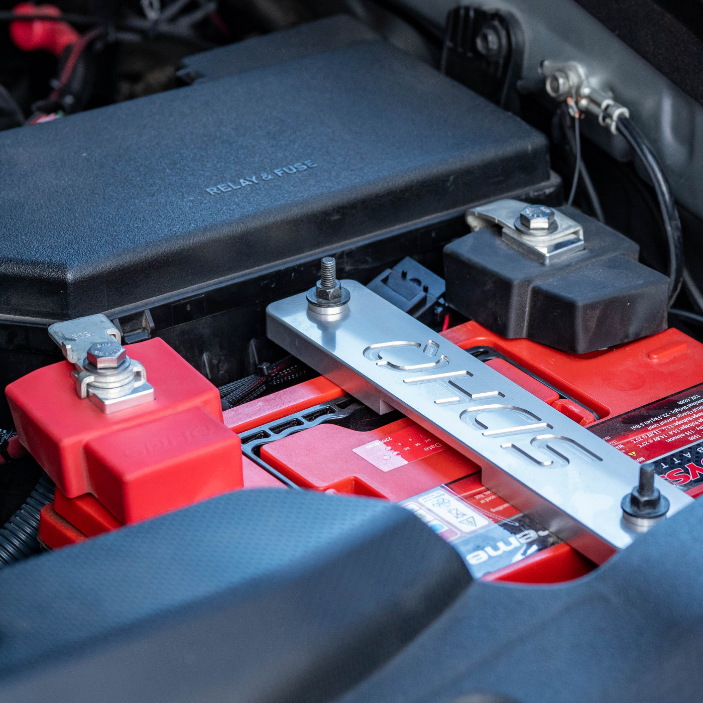 SDHQ Built Complete Billet Battery Terminal Kit installed