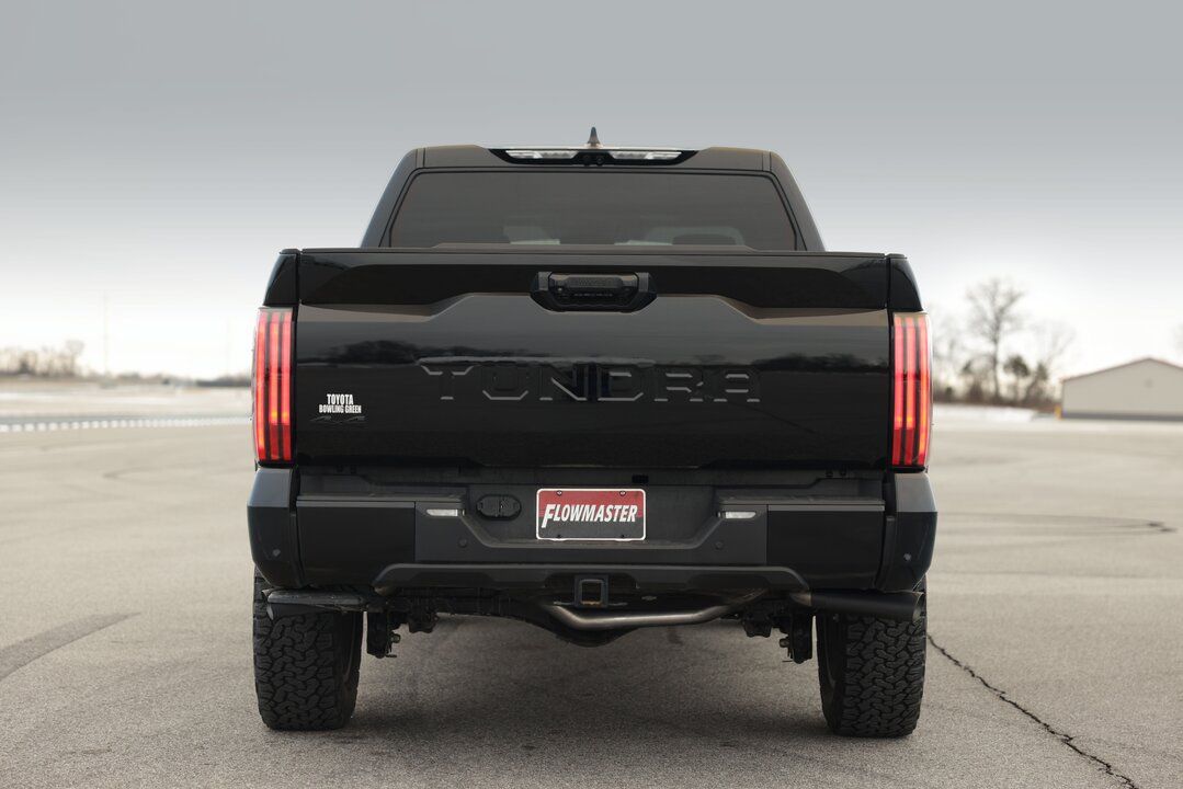 Flowmaster Outlaw Extreme Cat-back Exhaust System Display on Vehicle
