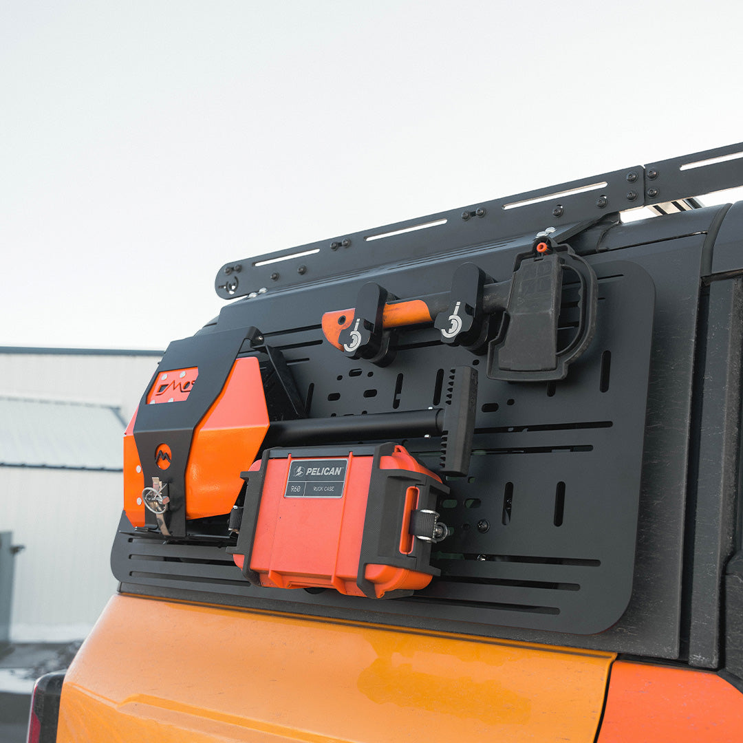 Ford Bronco Window Accessory Panel Display on Vehicle