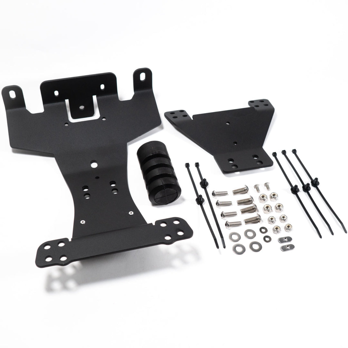 '21-24 Ford Bronco/Bronco Raptor SDHQ Built 3rd Brake Light Chase Light Mount display of included parts and hardware